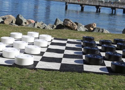 Rock The House, Giant Games & Yard Games - Giant Checkers