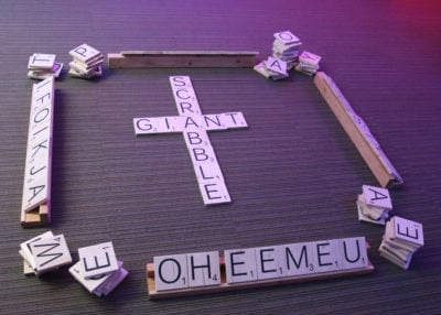 Rock The House, Giant Games & Yard Games - Giant Scrabble