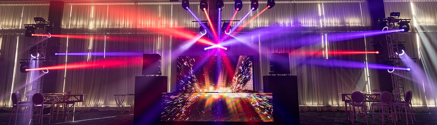 Rock The House, Cleveland Wedding Lighting - Photo by Dale McDonald Photography