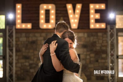 CLEVELAND WEDDING LIGHTING - LOVE LETTERS