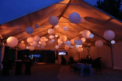 CLEVELAND WEDDING LIGHTING - PAPER LANTERNS