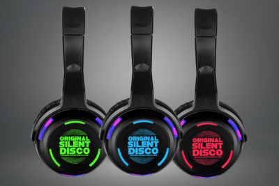 SILENT DISCO HEADPHONES