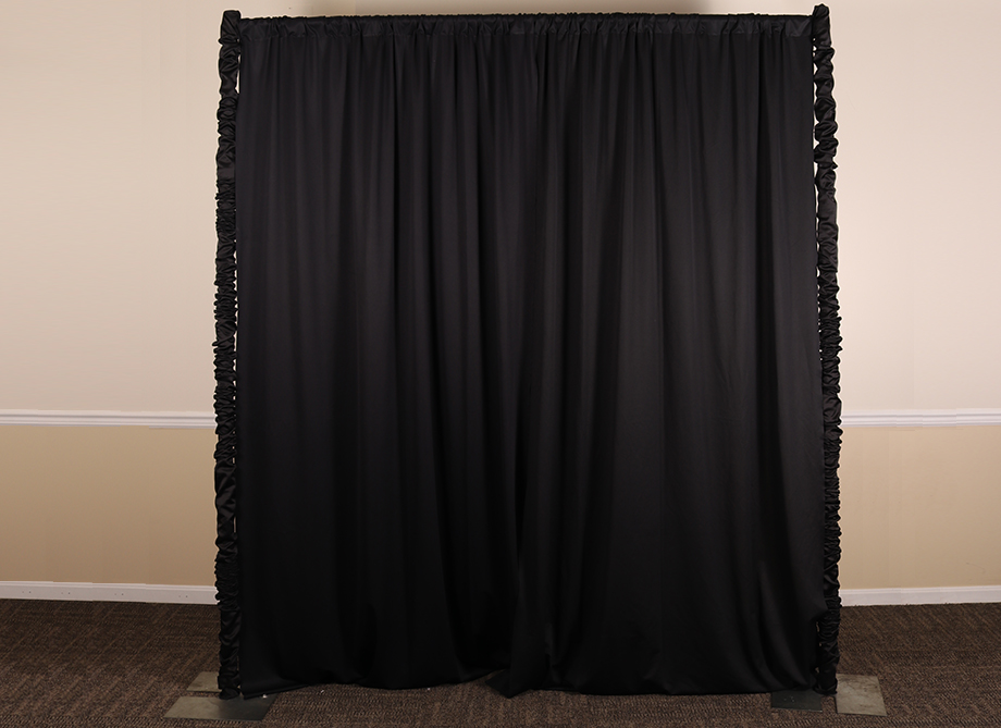 RTH Photo Booth Backdrops - Black Drape