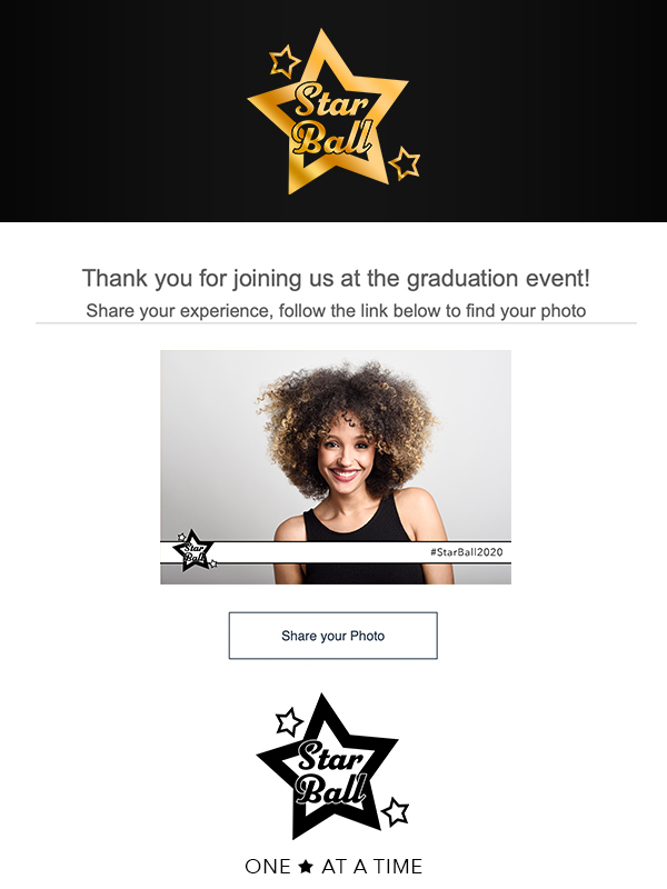 RTH Photo Booths - Email Branding