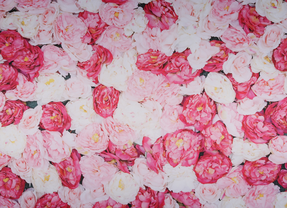 RTH Photo Booth Backdrops - Pink Flowers