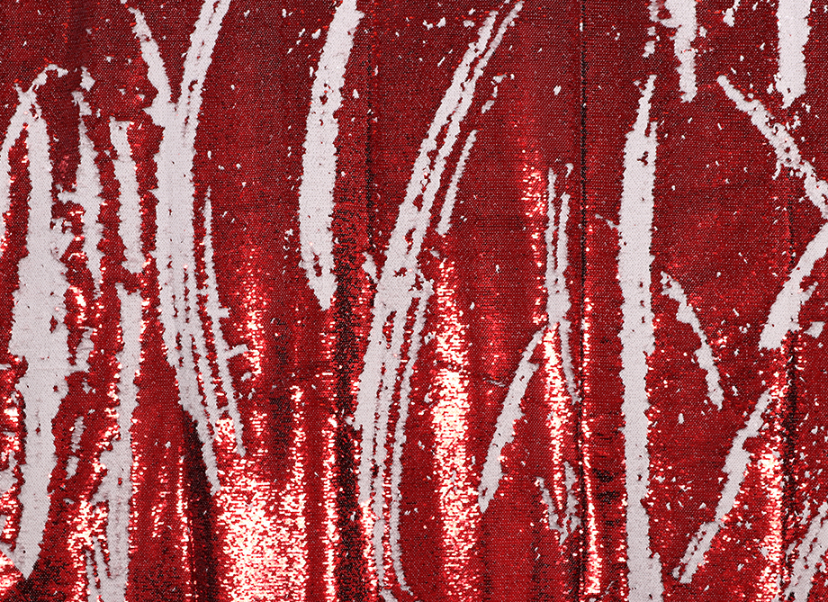 RTH Photo Booth Backdrops - Red/White Mermaid Backdrop