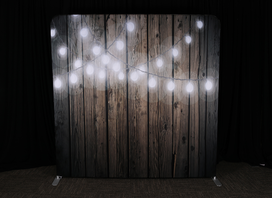 RTH Photo Booth Backdrops - Cafe Lights