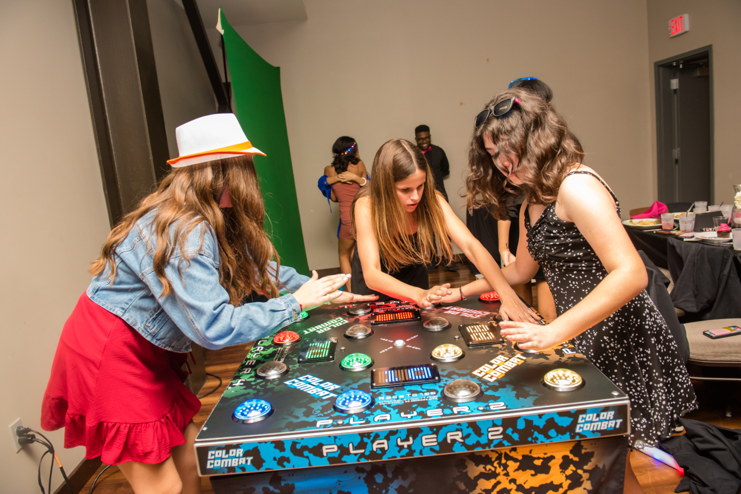 Image of group playing Color Combat at a Mitzvah