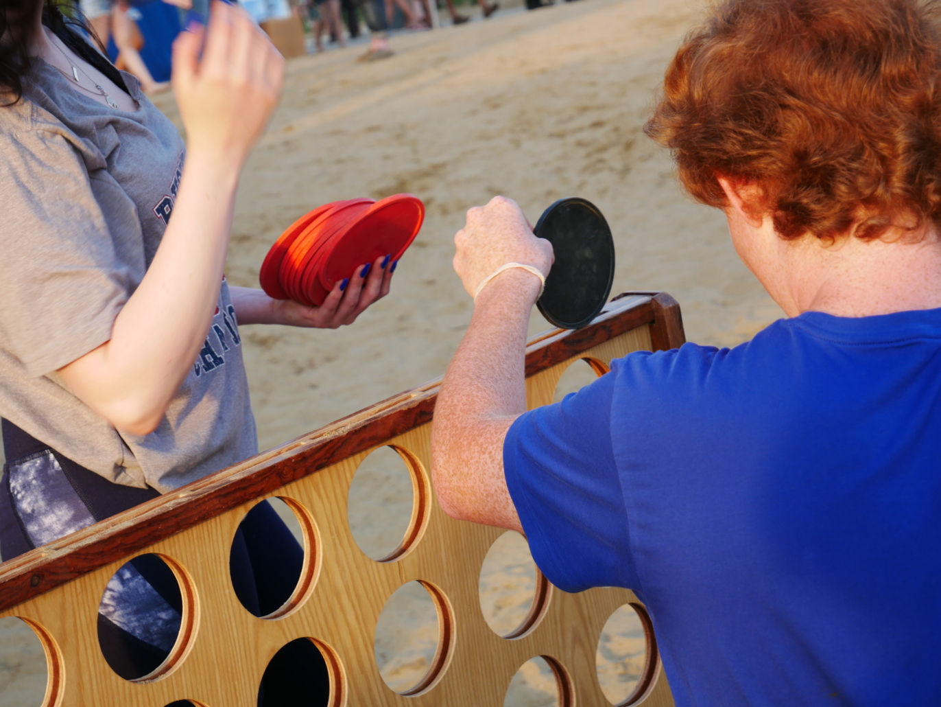 Image of kids playing Giant Connect 4