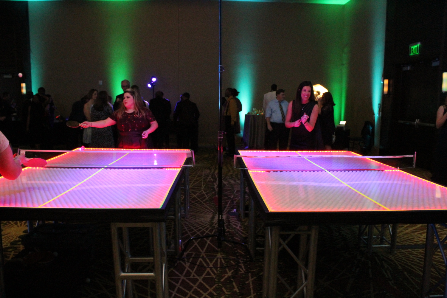 Image of two LED Ping Pong games