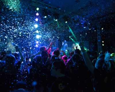 Image of snow on dance floor